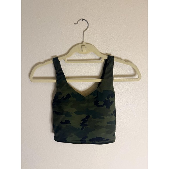 OFFLINE by Aerie Tops - OFFLINE by Aerie Tank Top Womens XS Green Camo Excellent Real Me Cropped Cami